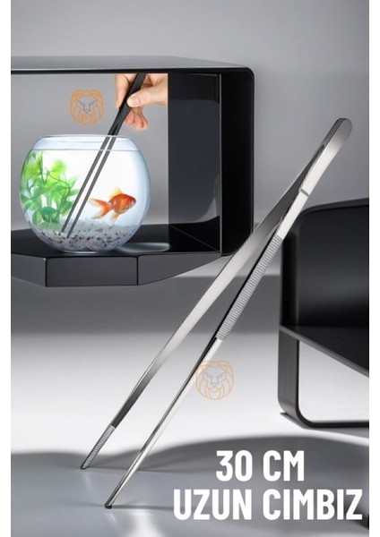 30 cm Uzun Çelik Cımbız, Dayanıklı ve Şık Tasarım