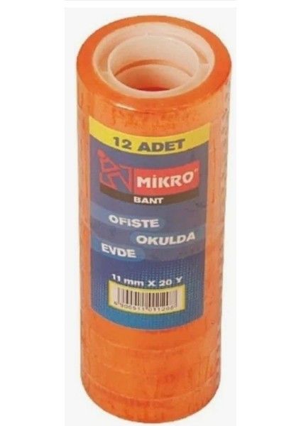 Para Bant 11MMX20 Y Ofiste,okulda,evde 12 Li Paket 2Lİ PAKET