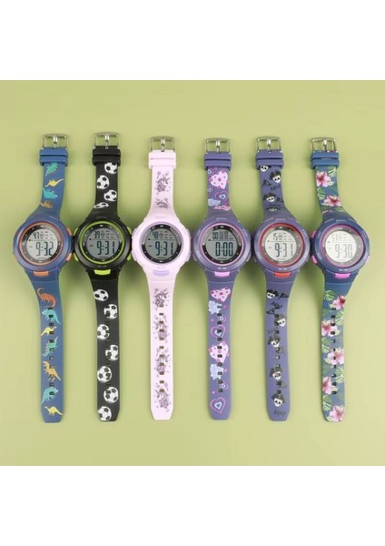 Premium Silikon Kordon Su Geçirmez Çocuk Dijital Kol Saati modelleri