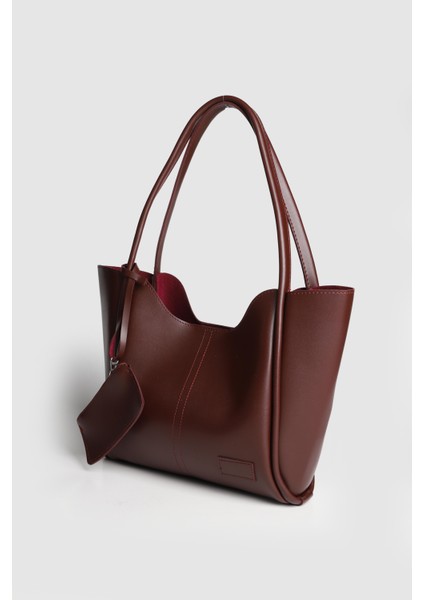 Lagraccio Paris Kadın Sane Bozuk Para Cüzdanlı Omuz Çantası Bordo fiyatları