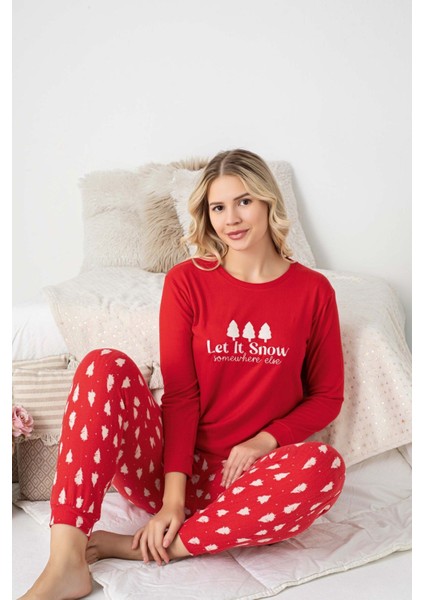 Kadın Bisiklet Yaka Düğmesiz Kışlık Termal Bilek Manşetli Jogger Uzun Kol Cepli Pijama Takımı fırsatları