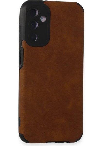 Samsung Galaxy M14 5g Kılıf Loop Deri Silikon - Kahverengi