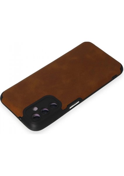 Samsung Galaxy M14 5g Kılıf Loop Deri Silikon - Kahverengi modelleri