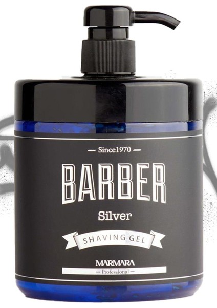 Gümüş Pompalı Tıraş Jeli 1000 Ml, Ferah ve Yumuşak Tıraş Deneyimi