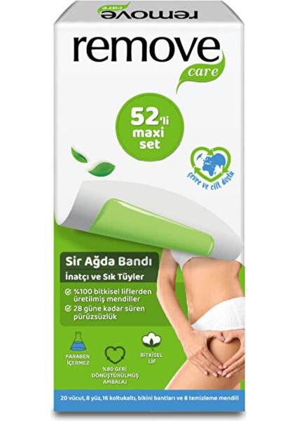 Sık Tüyler Için 52'li Sir Ağda Bant Maxi Set