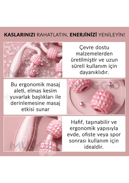 Lenf Drenaj Roller Masaj Aleti Selülit Giderici (Bacak - Kol - Omuz) modelleri