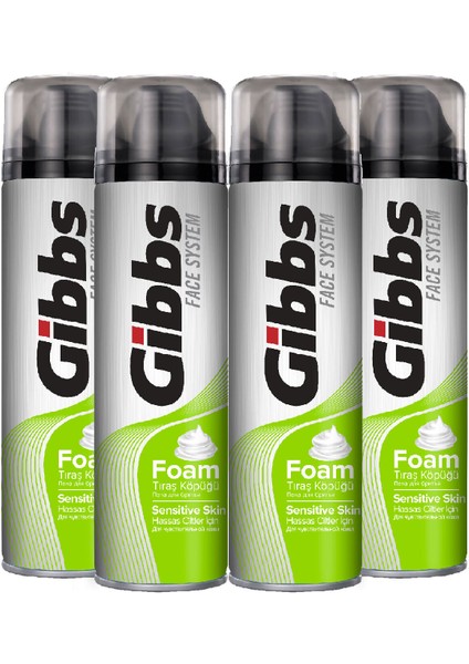 Yumuşak ve Ferahlatıcı Tıraş Köpüğü Seti 4X200ML, Konforlu Tıraş Deneyimi Için Ideal