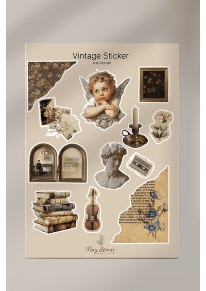 Vintage Sticker - 2 Sayfa fiyatları