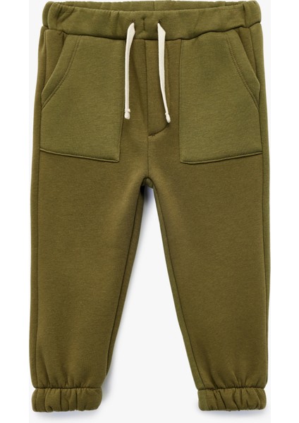 Beli Bağcıklı Cep Detaylı Jogger Eşofman Altı