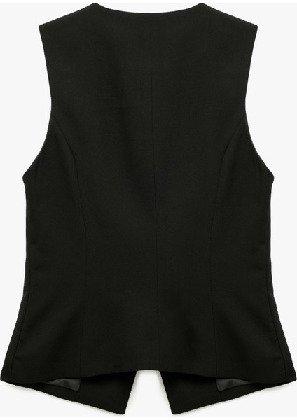 Bisiklet Yaka Düğmeli Blazer Yelek fiyatları