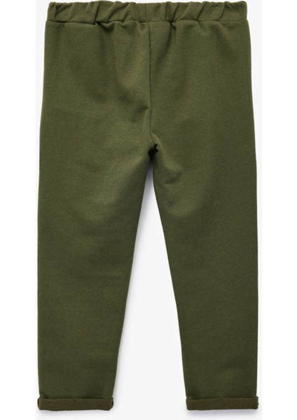 Düğme Detaylı Katlamalı Paça Beli Bağcıklı Eşofman Altı fiyatları