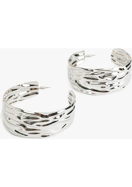 Dokulu Çelik Halka Küpe fiyatları