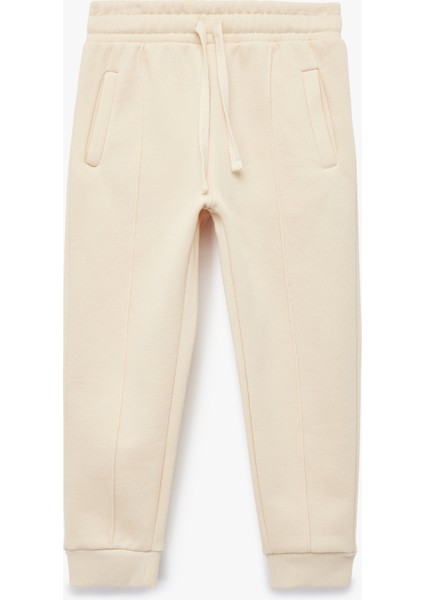 Cepli Beli Bağcıklı Basic Eşofman Altı