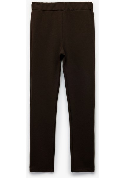 Viskon Karışımlı Basic Tayt