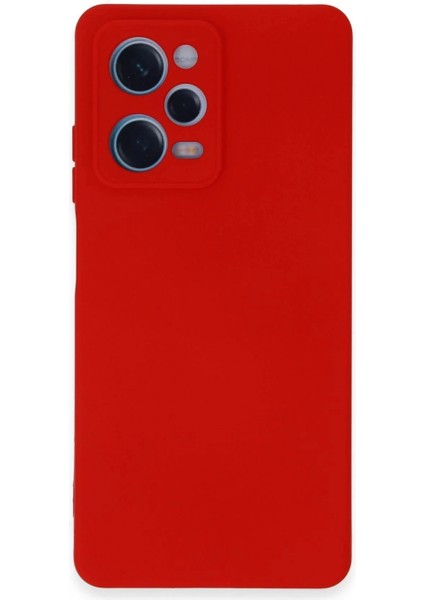 Xiaomi Redmi Note 12 Pro 5G Kılıf Nano içi Kadife Silikon - Kırmızı