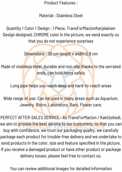 Uzun 30 cm Çelik Cımbız - Zarif ve Dayanıklı Tasarım modelleri