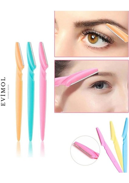 3'lü Yüz ve Kaş Usturası Seti, Epilasyon Jileti, Kadın Kullanımı indirimleri