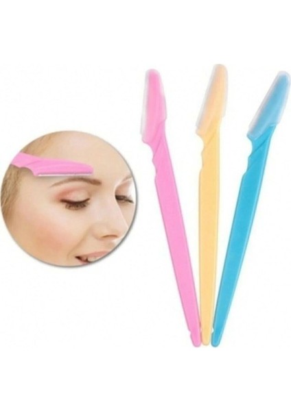 3'lü Yüz ve Kaş Usturası Seti, Epilasyon Jileti, Kadın Kullanımı