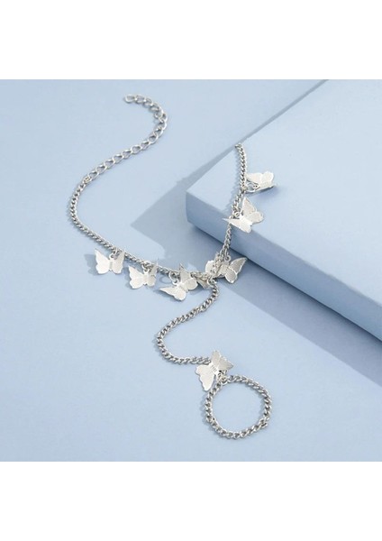 Zarif Kelebek Zinciri Model Kadın Şahmeran fiyatları