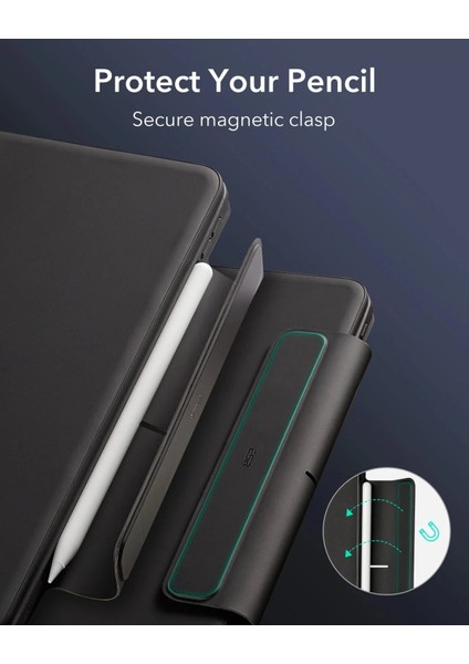 Apple iPad Pro 11 2. Nesil 2020 Rebound Magnetic Aydınlatmalı 360 Manyetik Klavyeli Kılıf A2228 A2068