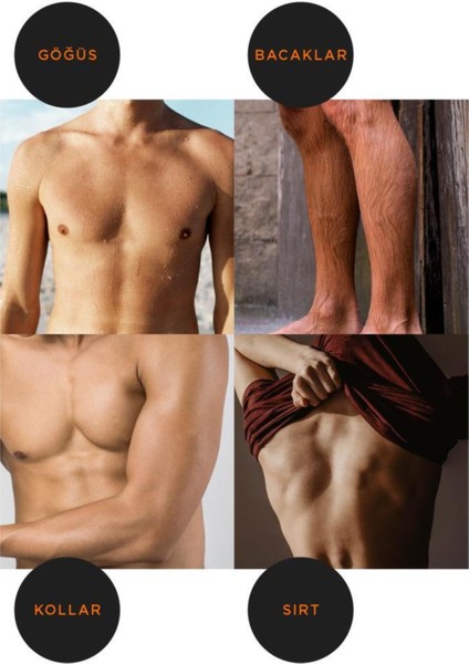 Erkekler Için Hassas Ciltlere Uygun Tüy Dökücü Krem 200ML fırsatları