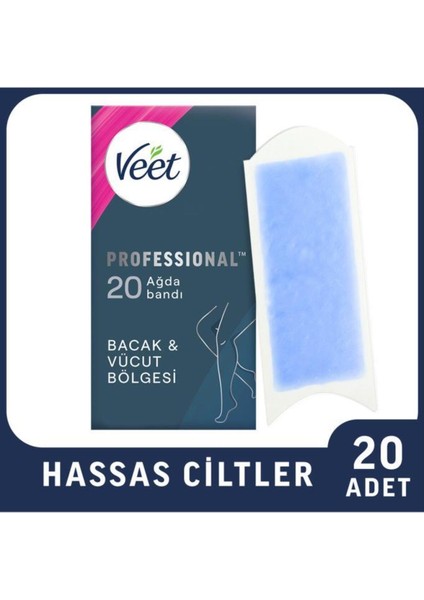 Hassas Ciltler Için 20'li Ağda Bandı, Pürüzsüz ve Konforlu Kullanım Sağlar