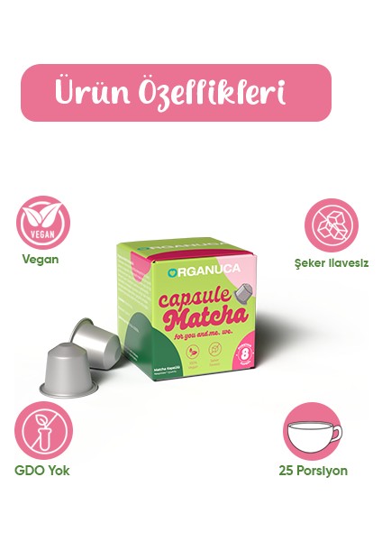 Matcha Matcha - Matcha Kapsül 8 Kapsül