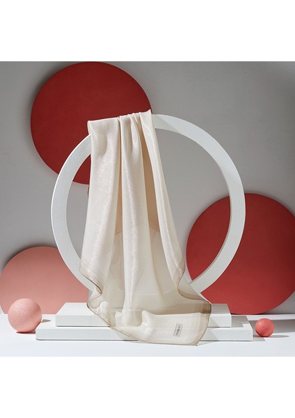 Çizgili Kehribar Eşarp