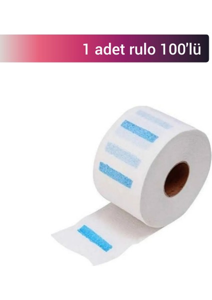 100 Adet Kuaför Boyun Bandı Rulo Seti, Temiz ve Pratik Kullanım