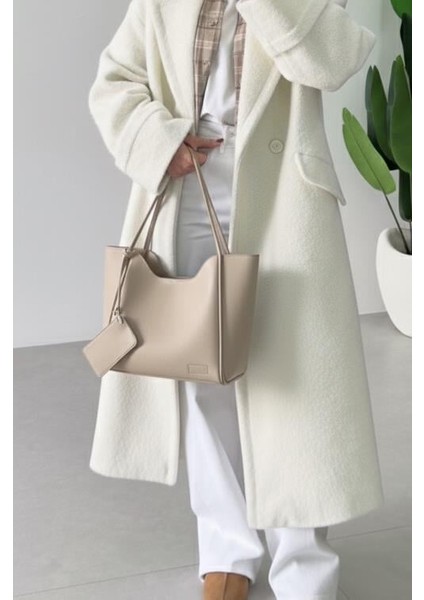 Lagraccio Paris Kadın Sane Bozuk Para Cüzdanlı Omuz Çantası Vizon fırsatları