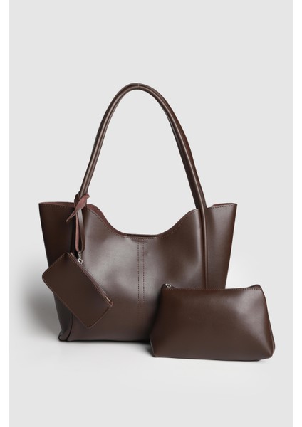 Lagraccio Paris Kadın Sane Bozuk Para Cüzdanlı Omuz Çantası Kahve indirimleri