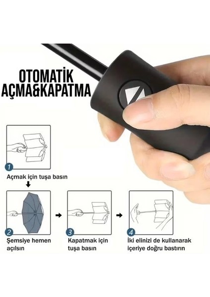 Mavi Kılıflı Otomatik Kompakt Şemsiye indirimleri