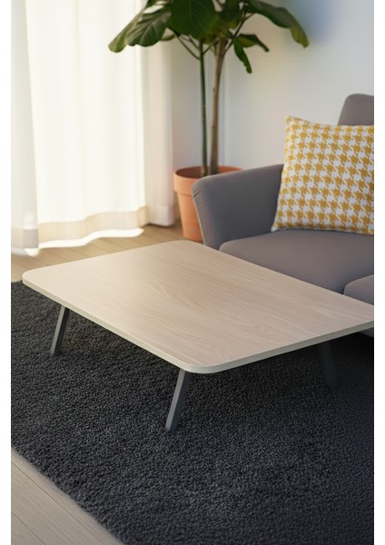 Ahşap Desenli Metal Katlanır Ayaklı Kamp Bahçe Ev Için Dikdörtgen Yer Sofrası fırsatları