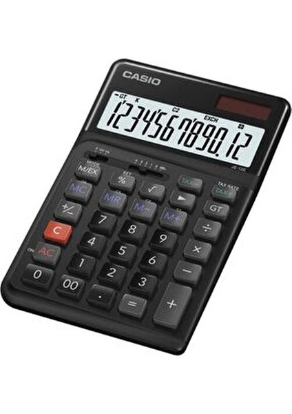 JE-12E-BK Siyah 12 Hane Masa Üstü Ergonomik Tuşlu Hesap Makinesi modelleri