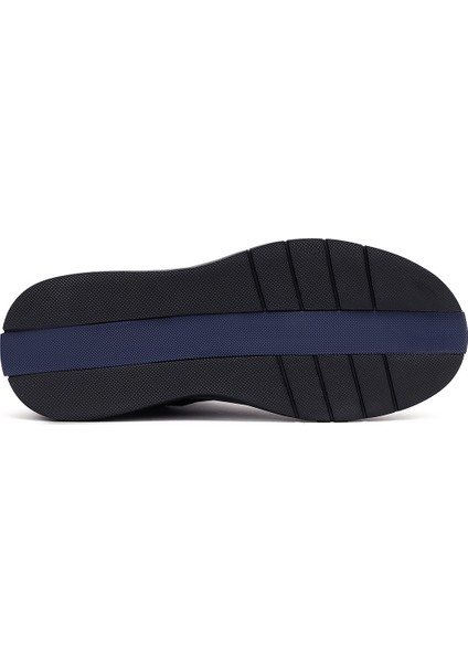 Erkek Siyah Fermuarlı Kalın Tabanlı Deri Bot 25WFD695418 indirimleri