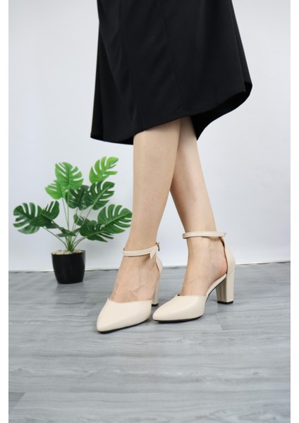 Kadın Karnıyarık Yuvarlak Agız Topuklu Ayakkabı fiyatları