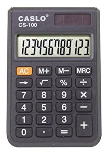 CS-100 Hesap Makinesi Dayanıklı Yapı ve Şık Tasarım ile 12 Haneli Kullanım Kolaylığı fiyatları