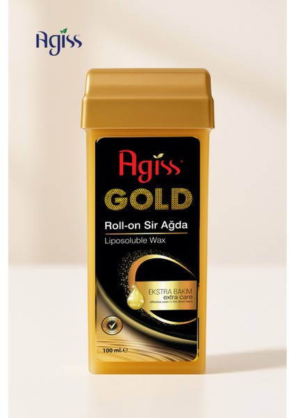 Doğal Roll On Gold Ekstra Bakım Sir Ağda 100 ml 2'li Paket, Her Cilt Tipine Uygun fiyatları