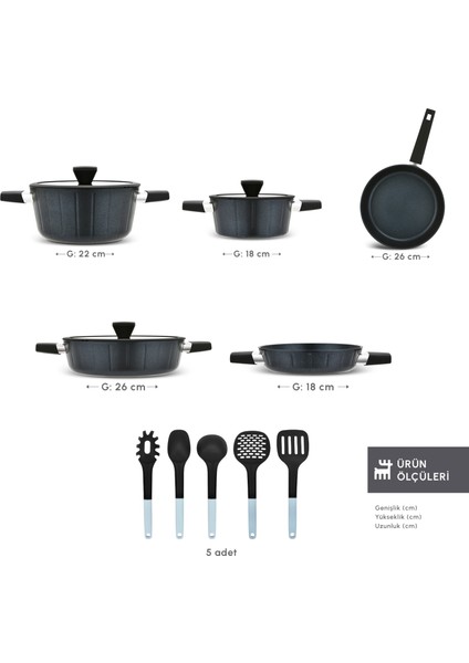 Biodiamond Regnum Indüksiyon Tabanlı 13 Parça Tencere Seti fiyatları