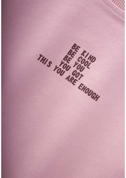 Basic Baskılı Eşofman Takım 2-7 Yaş Pembe modelleri