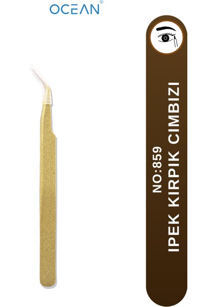 Ipek Kirpik Cımbızı, Profesyonel, Kolay Uygulanabilir, Gold