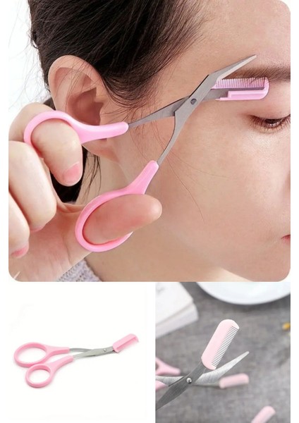 Pratik Kaş Kesme ve Düzeltme Makası, Yedekli Kullanım Için Uygun