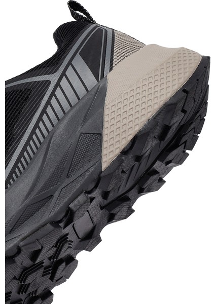 Dry Erkek Siyah Bağcıklı Kalın Tabanlı Kumaş Sneaker 25WFD690214