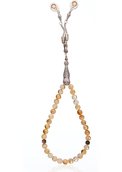 Galatasaray Sitrin Doğal Taş Tesbih HTG2507