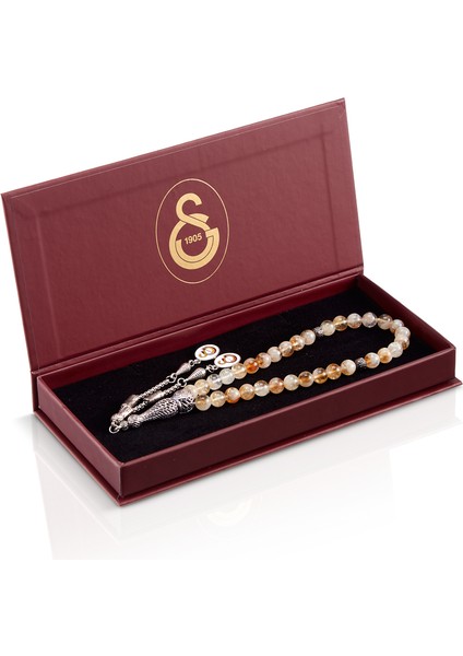 Galatasaray Sitrin Doğal Taş Tesbih HTG2507