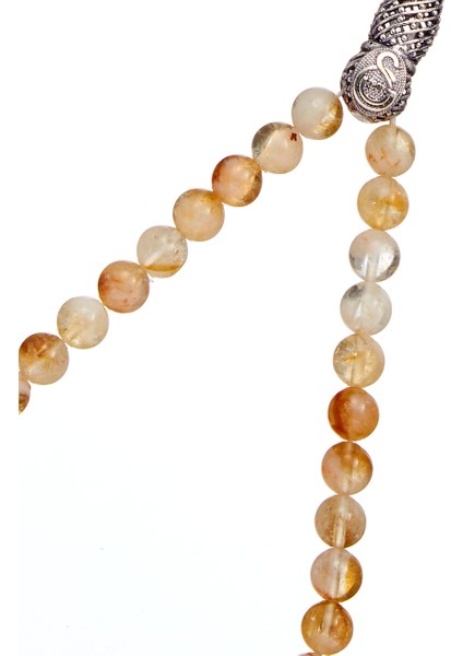 Galatasaray Sitrin Doğal Taş Tesbih HTG2507