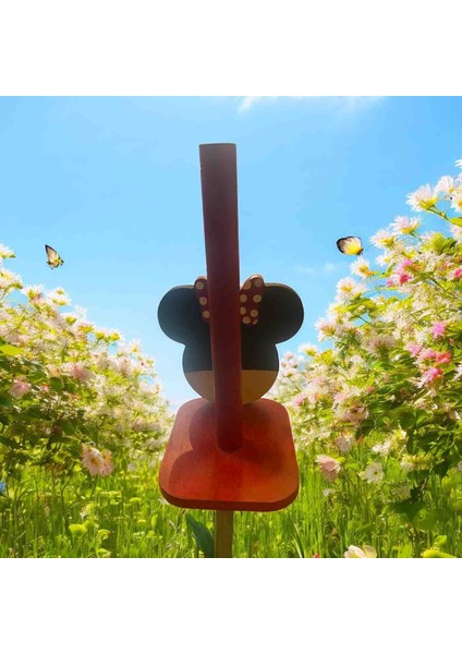 Ahşap Havluluk Kırmızı Minnie Mouse Desen fırsatları