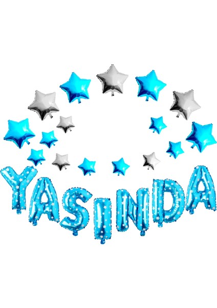 yıldızlı yaşında set balon