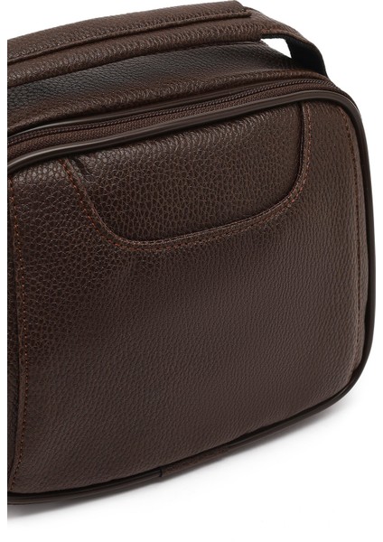 Erkek Kahverengi Uzun Askılı El Çantası 25WBD3500FT