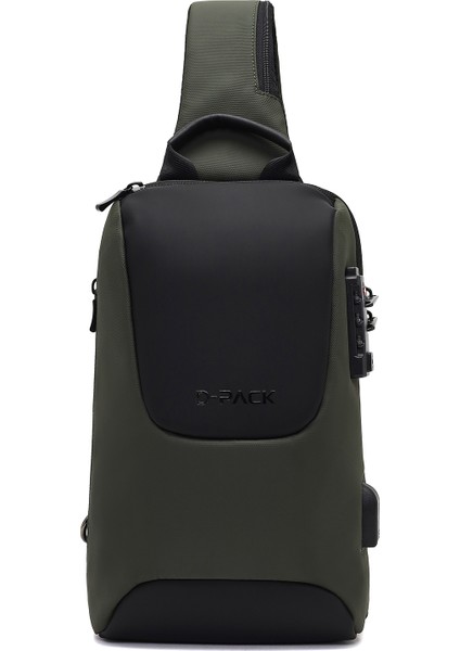 D-Pack Erkek Haki Teknolojik Sırt Çantası 23WBD30086F